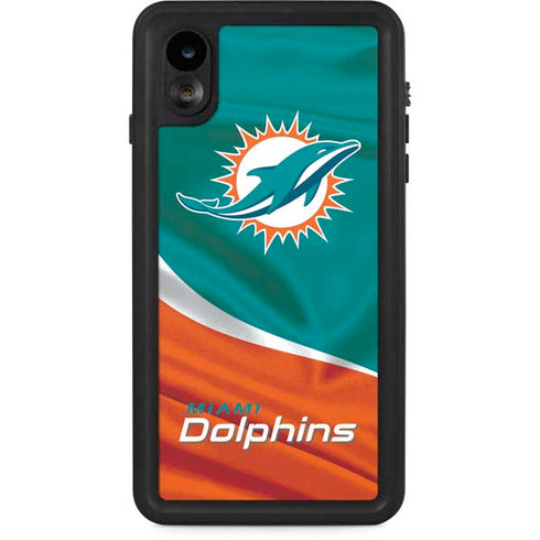 NFL Miami Dolphins iPhone XR Waterproof Case