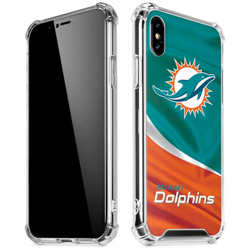 NFL Miami Dolphins iPhone XS Max Clear Case