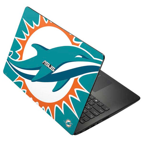 NFL Miami Dolphins Large Logo Asus X502CA 15.6 Skin