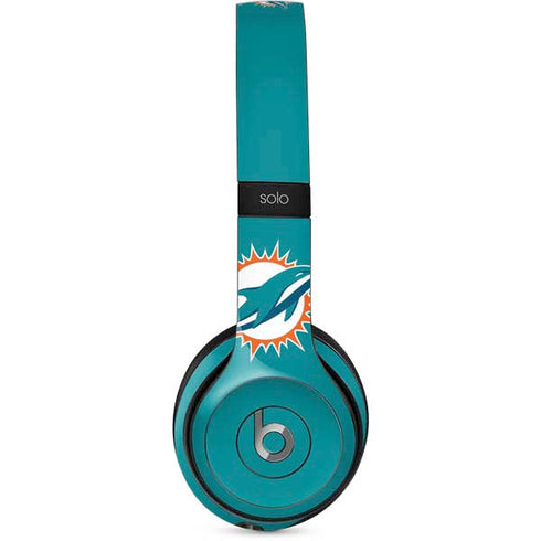 NFL Miami Dolphins Large Logo Beats Solo 2 Wired Skin