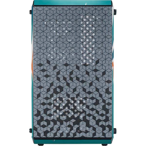 NFL Miami Dolphins Large Logo Cooler Master MasterBox Q300L Mini Tower Skin