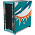 NFL Miami Dolphins Large Logo Corsair 4000D Tempered Glass Mid-Tower ATX Case Skin