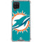 NFL Miami Dolphins Large Logo Galaxy A12 Clear Case