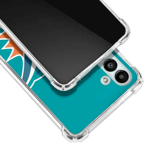 NFL Miami Dolphins Large Logo Galaxy A13 5G Clear Case