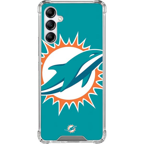 NFL Miami Dolphins Large Logo Galaxy A15 5G Clear Case
