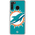 NFL Miami Dolphins Large Logo Galaxy A21 Clear Case