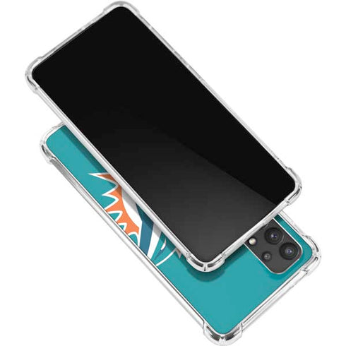 NFL Miami Dolphins Large Logo Galaxy A32 5G Clear Case