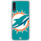 NFL Miami Dolphins Large Logo Galaxy A50 Clear Case