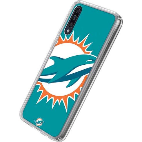 NFL Miami Dolphins Large Logo Galaxy A50 Clear Case