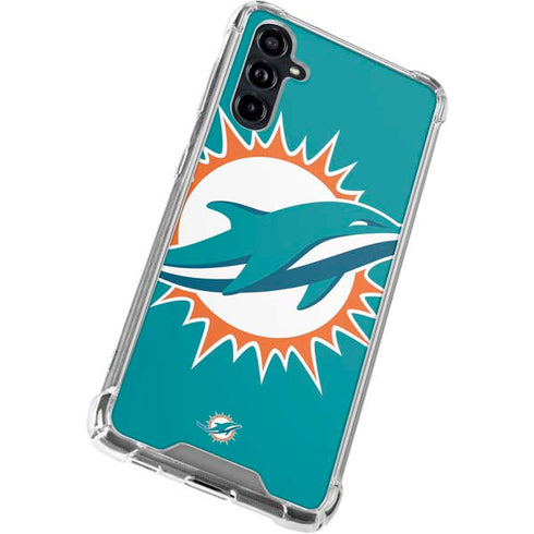 NFL Miami Dolphins Large Logo Galaxy A54 5G Clear Case
