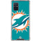 NFL Miami Dolphins Large Logo Galaxy A71 5G Clear Case