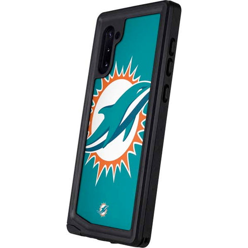 NFL Miami Dolphins Large Logo Galaxy Note 10 Waterproof Case