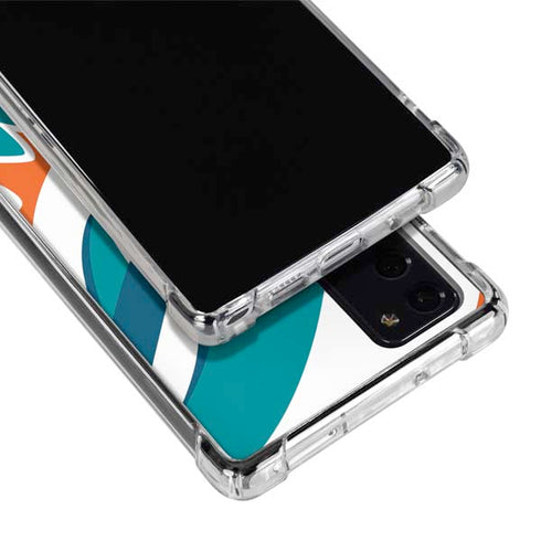 NFL Miami Dolphins Large Logo Galaxy Note20 5G Clear Case