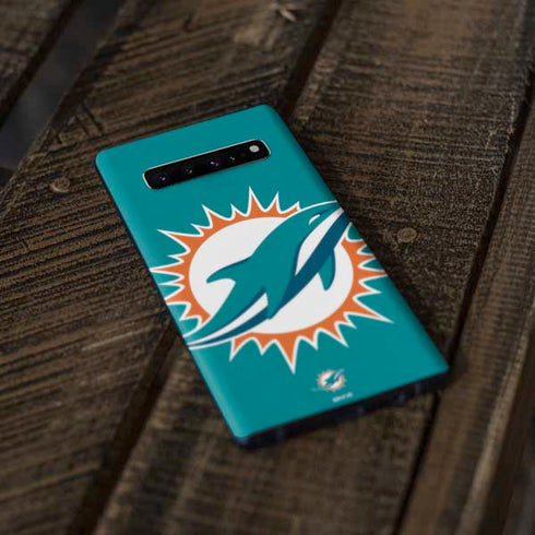 NFL Miami Dolphins Large Logo Galaxy S10 Plus Skin