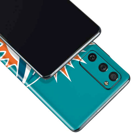 NFL Miami Dolphins Large Logo Galaxy S20 Fan Edition Skin