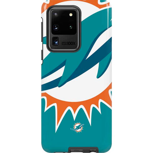 NFL Miami Dolphins Large Logo Galaxy S20 Ultra 5G Pro Case
