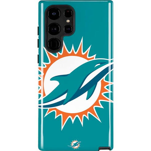 NFL Miami Dolphins Large Logo Galaxy S22 Ultra Pro Case