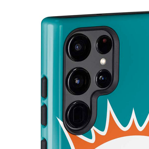 NFL Miami Dolphins Large Logo Galaxy S22 Ultra Pro Case