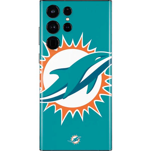 NFL Miami Dolphins Large Logo Galaxy S22 Ultra Skin