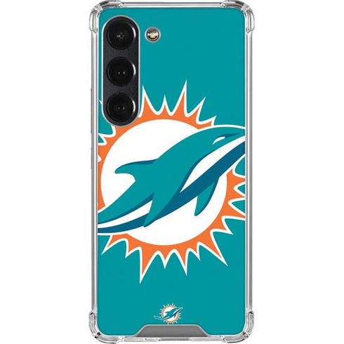 NFL Miami Dolphins Large Logo Galaxy S23 Clear Case