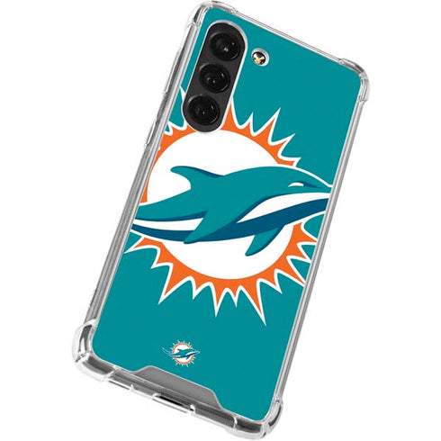 NFL Miami Dolphins Large Logo Galaxy S23 Clear Case