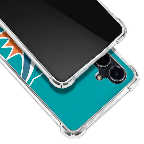 NFL Miami Dolphins Large Logo Galaxy S23 FE Clear Case