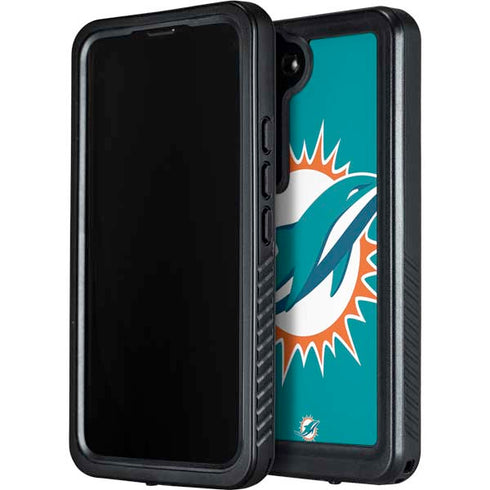 NFL Miami Dolphins Large Logo Galaxy S23 Plus Waterproof Case