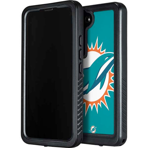 NFL Miami Dolphins Large Logo Galaxy S23 Waterproof Case