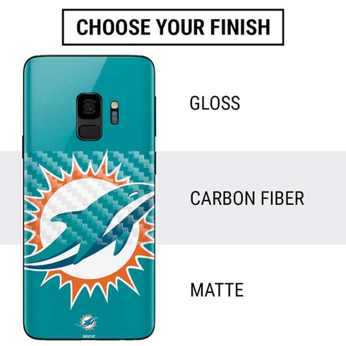 NFL Miami Dolphins Large Logo Galaxy S9 Skin
