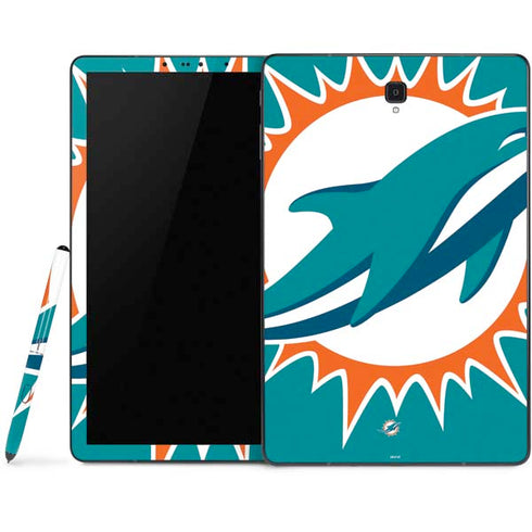 NFL Miami Dolphins Large Logo Samsung Galaxy Tab Skin