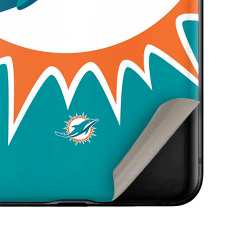 NFL Miami Dolphins Large Logo Galaxy Z Flip Skin