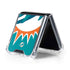 NFL Miami Dolphins Large Logo Galaxy Z Flip5 5G Clear Case