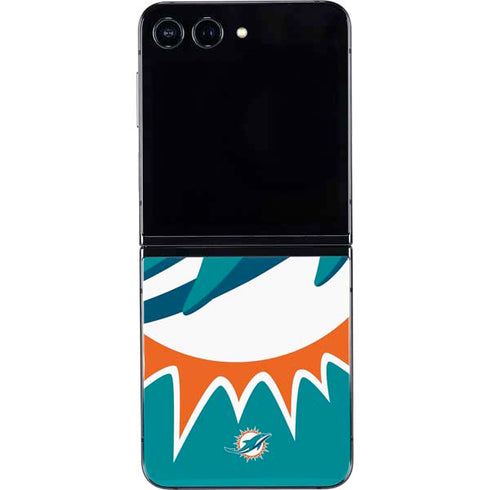 NFL Miami Dolphins Large Logo Galaxy Z Flip5 5G Skin