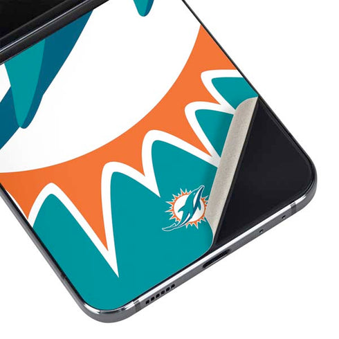 NFL Miami Dolphins Large Logo Galaxy Z Flip5 5G Skin
