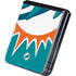 NFL Miami Dolphins Large Logo Galaxy Z Flip5 5G Skin