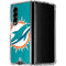 NFL Miami Dolphins Large Logo Galaxy Z Fold4 5G Clear Case