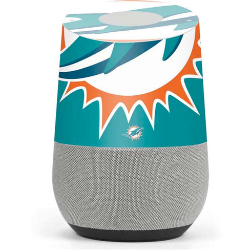 NFL Miami Dolphins Large Logo Google Home Skin