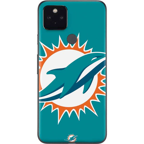 NFL Miami Dolphins Large Logo Google Pixel 5a Skin