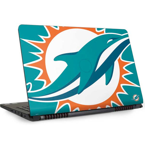NFL Miami Dolphins Large Logo Dell Inspiron Skin