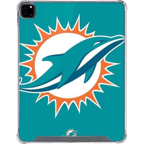 NFL Miami Dolphins Large Logo iPad Pro 12.9in (2020) Clear Case
