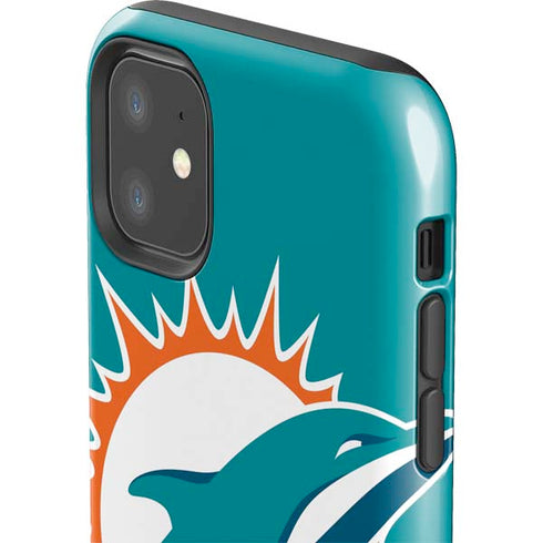 NFL Miami Dolphins Large Logo iPhone 11 Impact Case