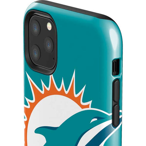 NFL Miami Dolphins Large Logo iPhone 11 Pro Max Impact Case