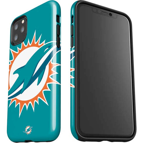 NFL Miami Dolphins Large Logo iPhone 11 Pro Max Impact Case