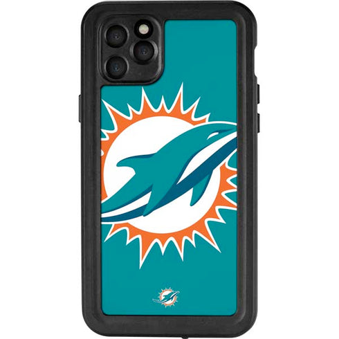 NFL Miami Dolphins Large Logo iPhone 11 Pro Max Waterproof Case