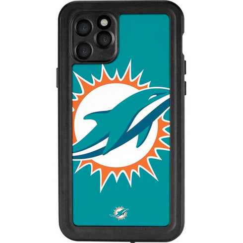 NFL Miami Dolphins Large Logo iPhone 11 Pro Waterproof Case