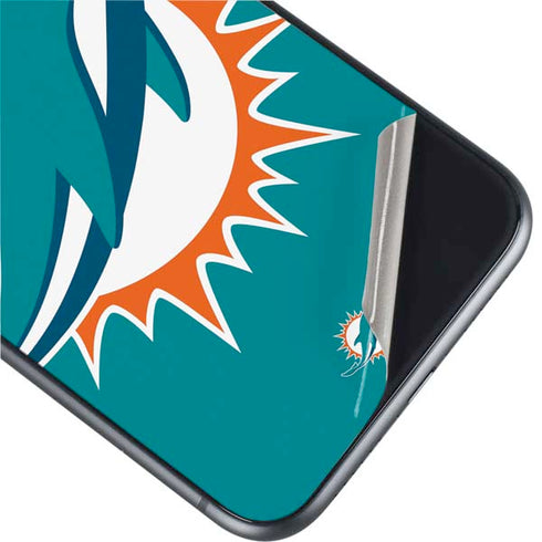 NFL Miami Dolphins Large Logo iPhone 11 Skin