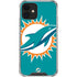 NFL Miami Dolphins Large Logo iPhone 12 Mini Clear Case