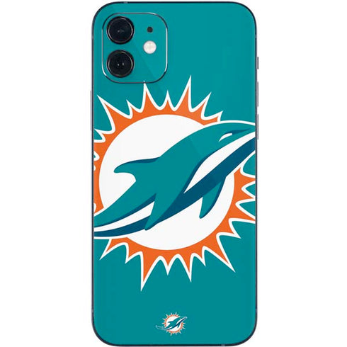 NFL Miami Dolphins Large Logo iPhone 12 Mini Skin