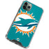 NFL Miami Dolphins Large Logo iPhone 12 Pro Clear Case
