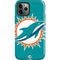 NFL Miami Dolphins Large Logo iPhone 12 Pro Impact Case